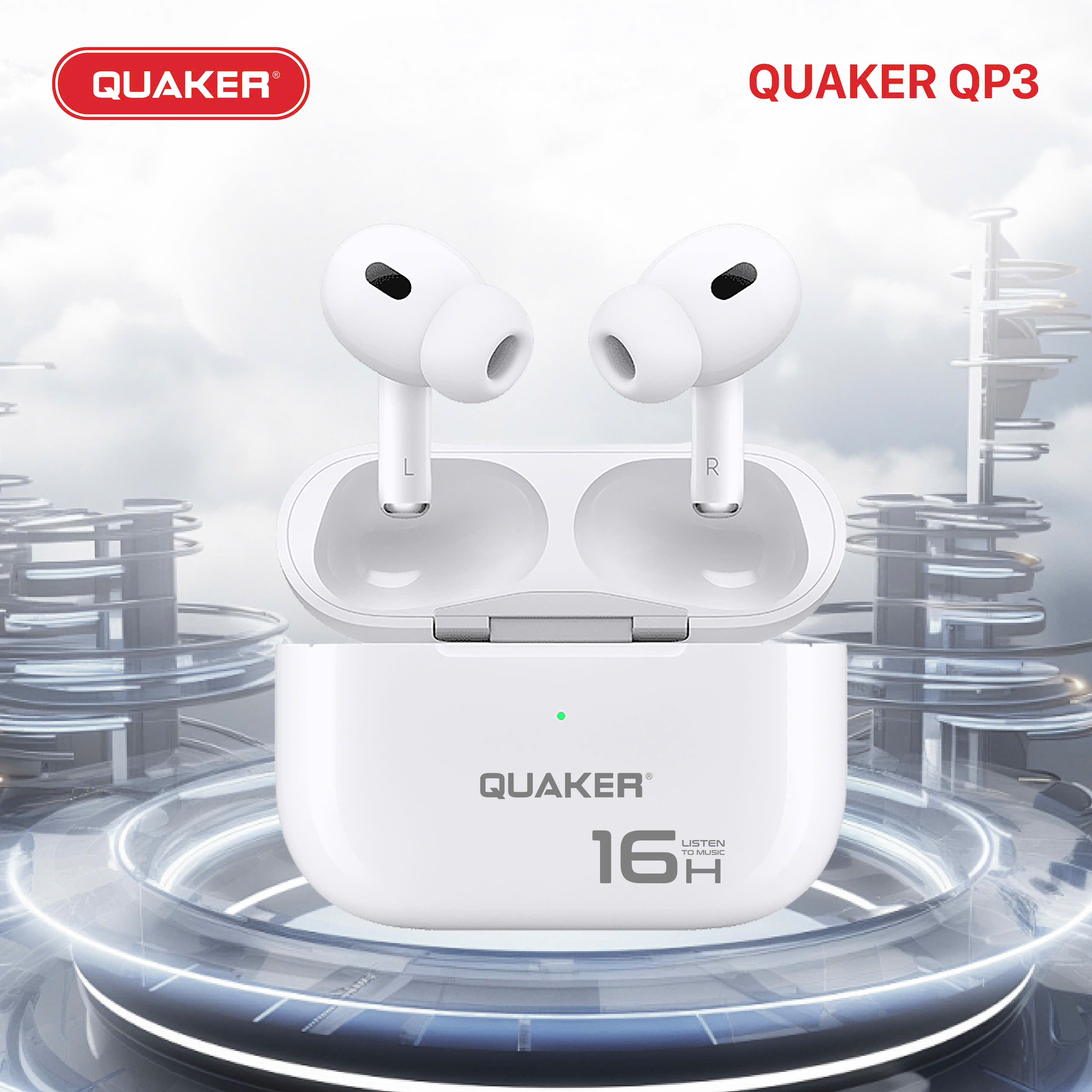 Tai Nghe AirPods Pro Quaker QP3 - Chip Hổ Vằn