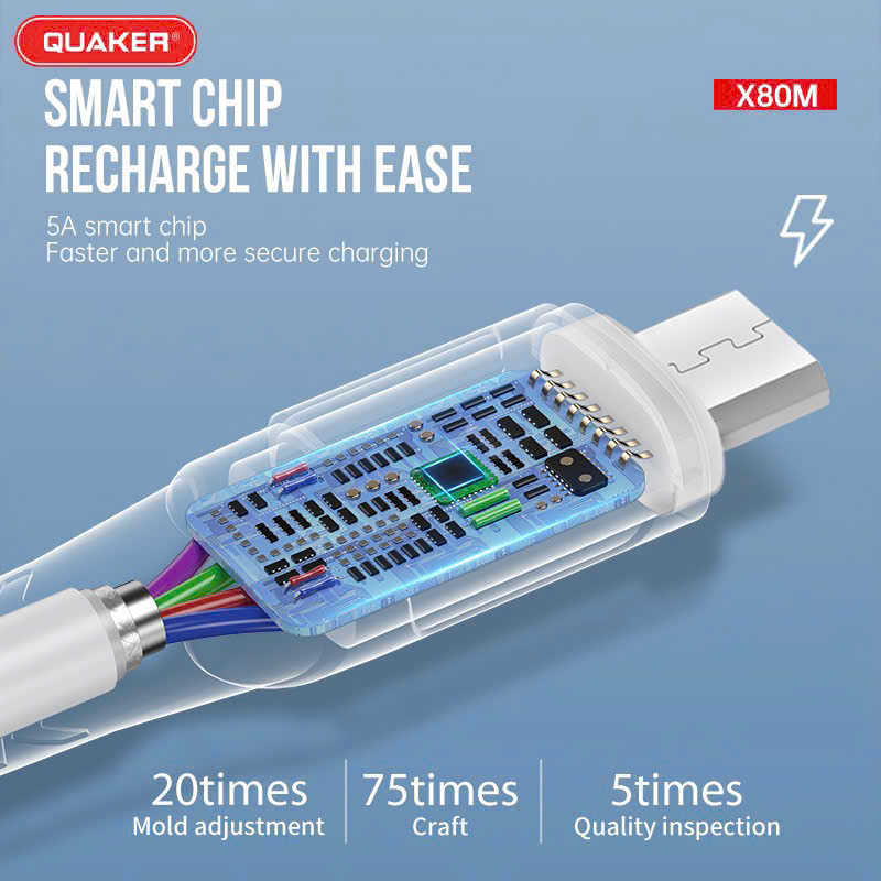 Cáp Sạc Quaker X80