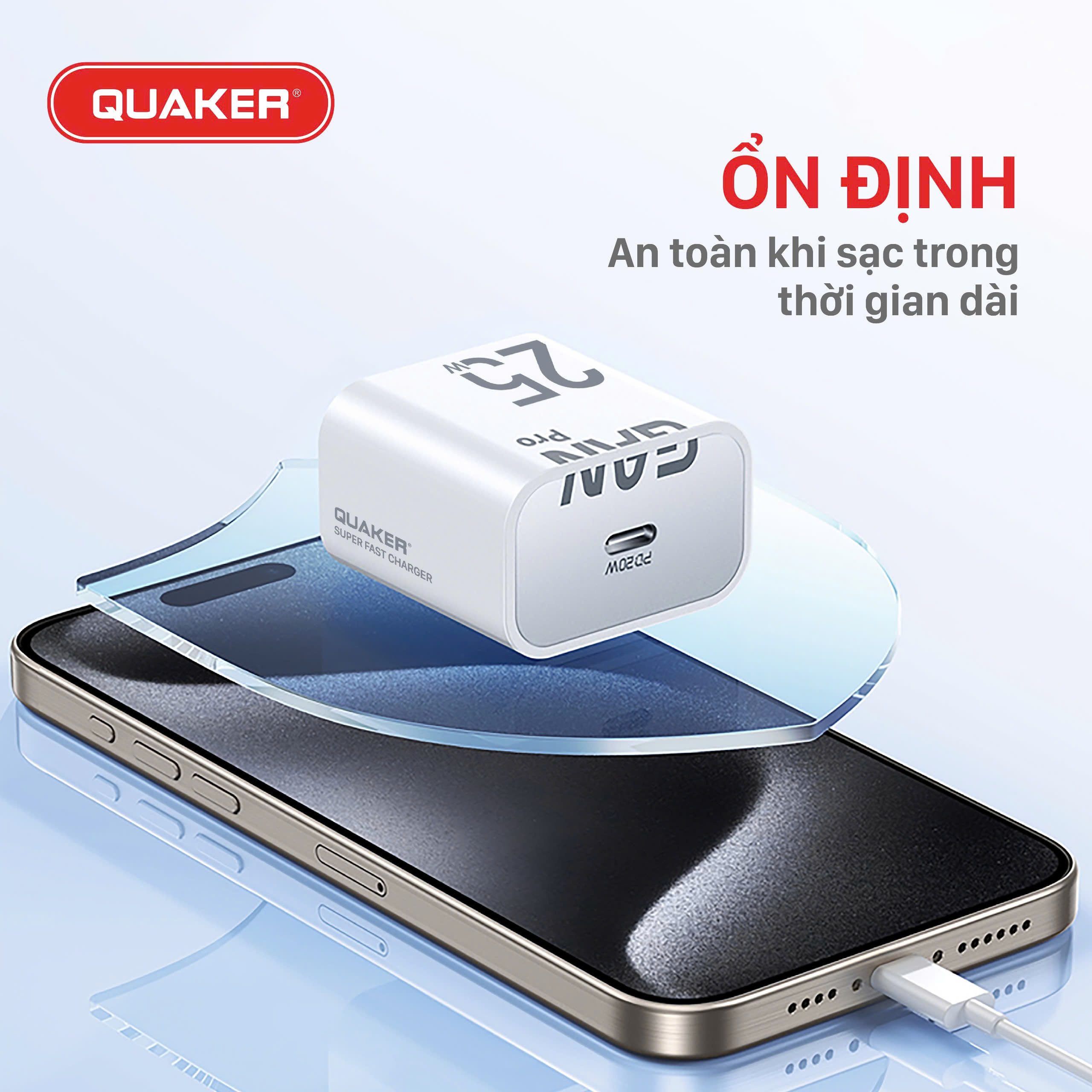 Củ sạc Quaker H01