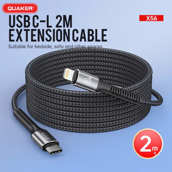 Cáp Sạc Nhanh Quaker X56 - 30W PD