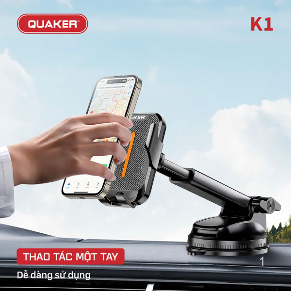 Kẹp Điện Thoại Ô Tô Quaker K1