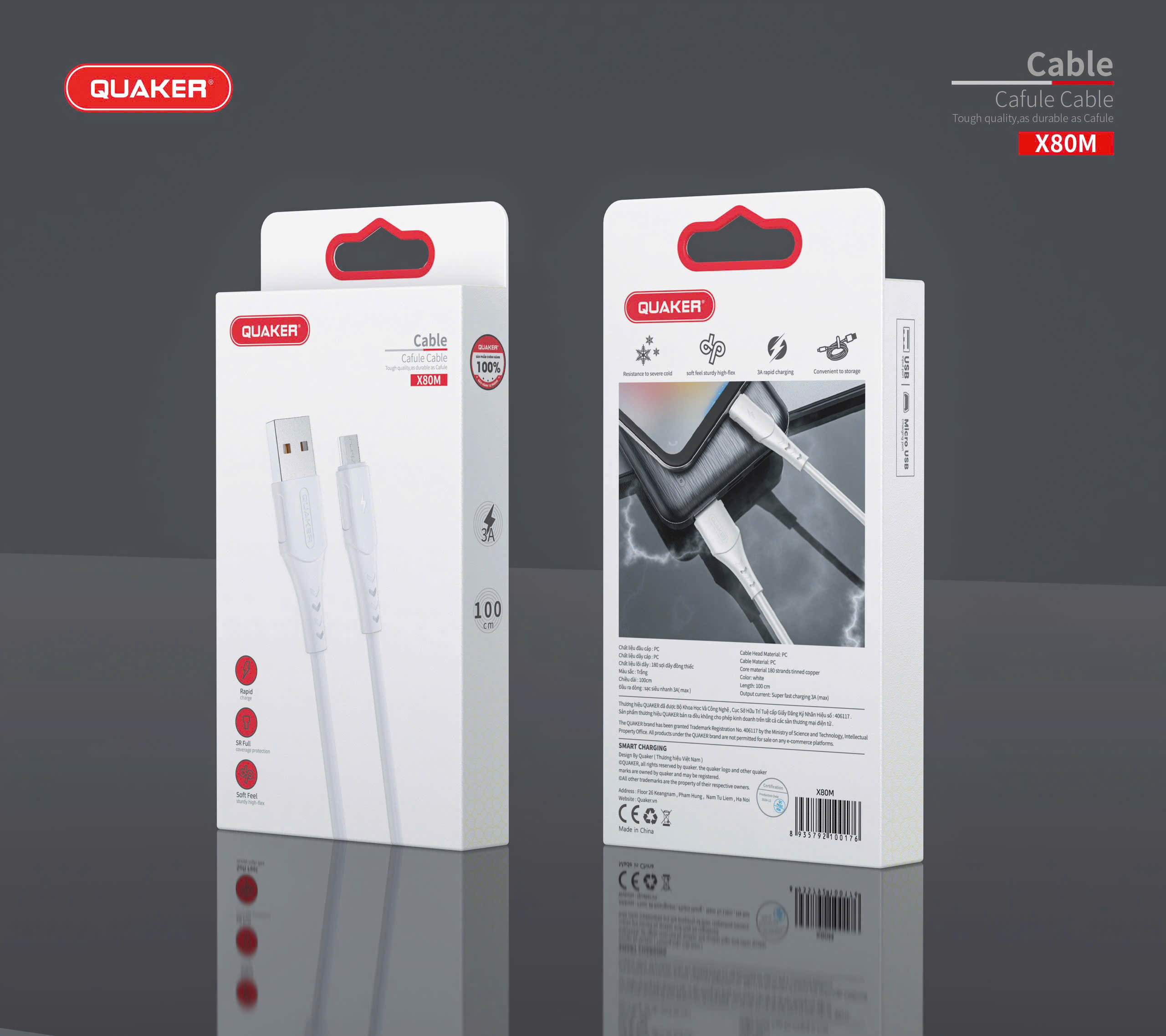Cáp Sạc Quaker X80