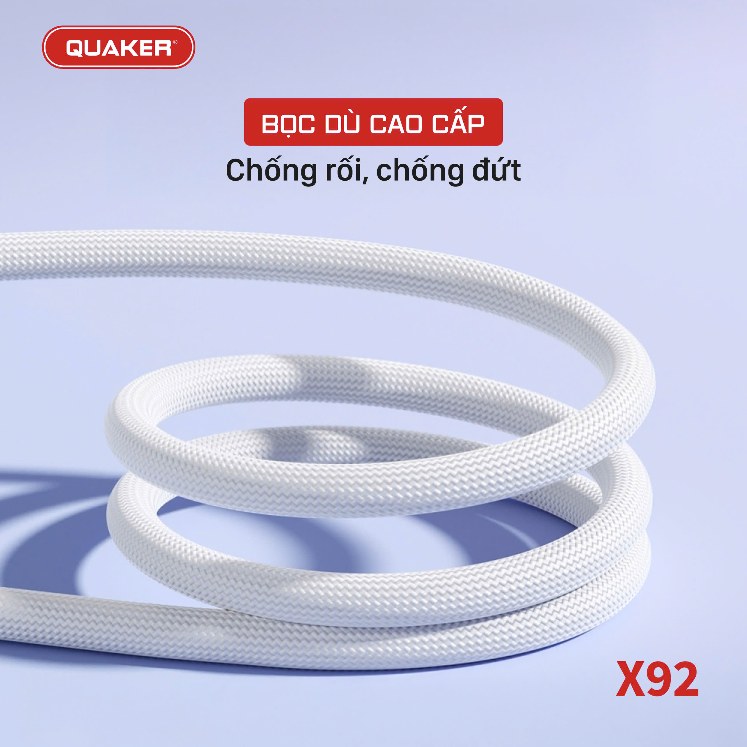 Cáp sạc Quaker X92