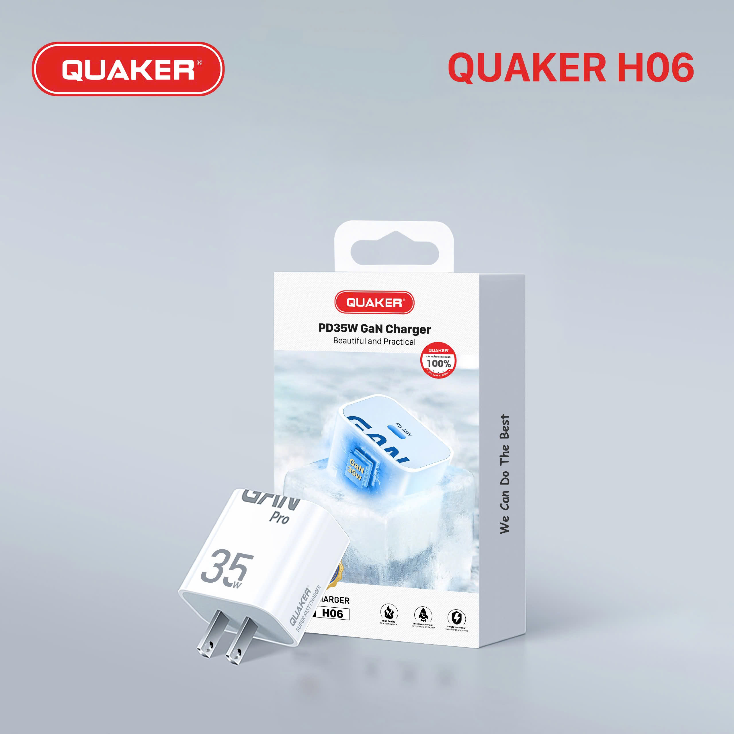Củ sạc Quaker H06