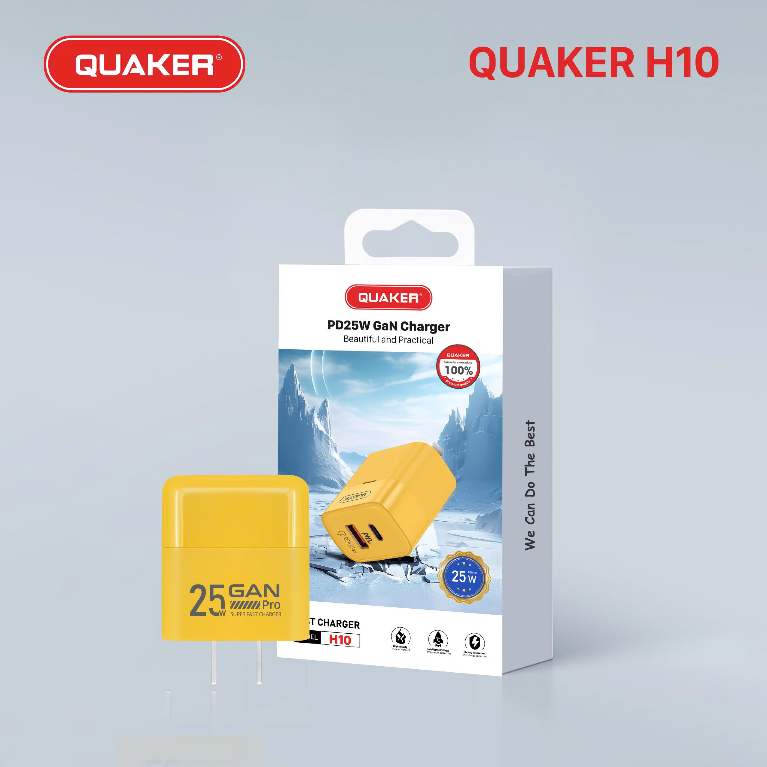 Củ sạc Quaker H10