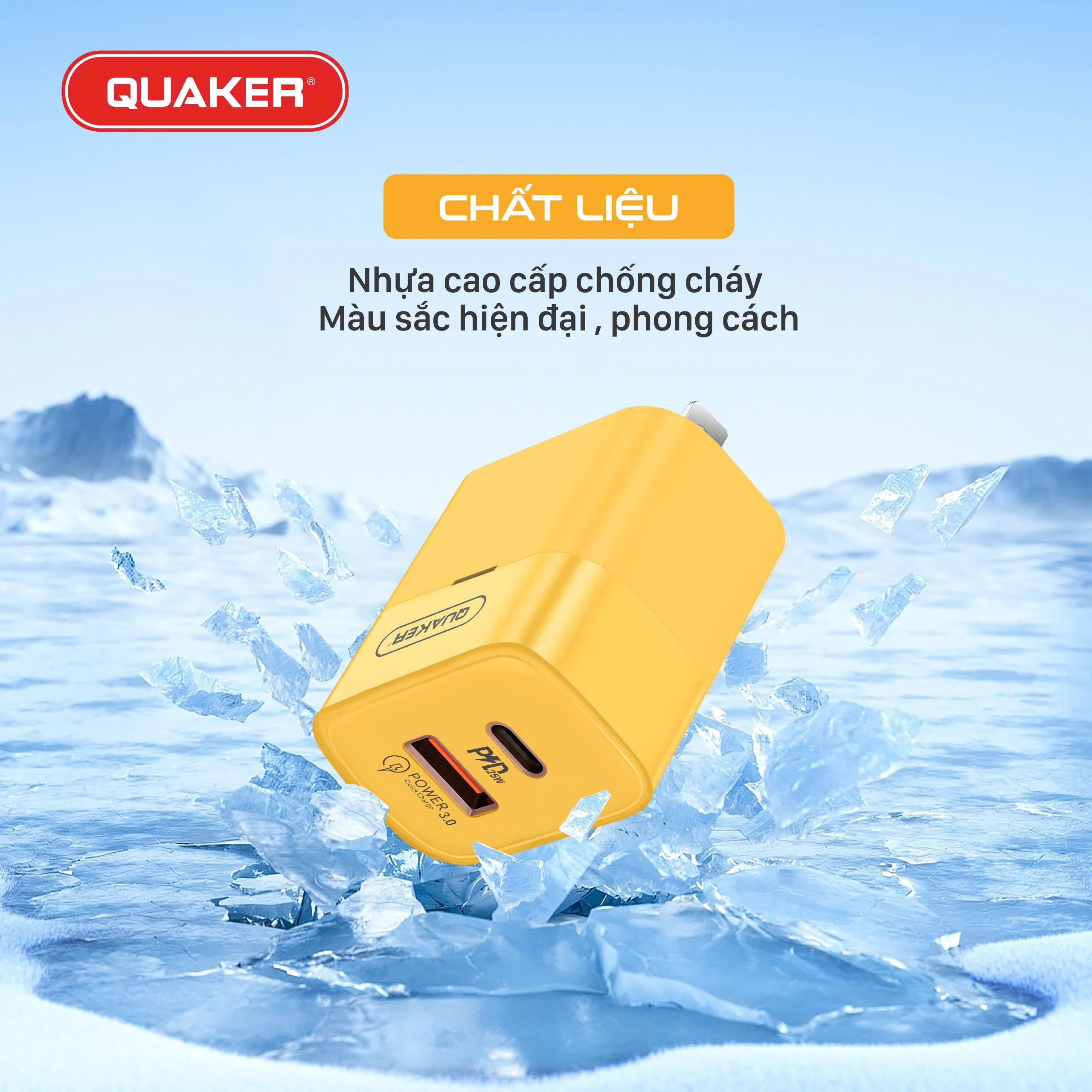 Củ sạc Quaker H10
