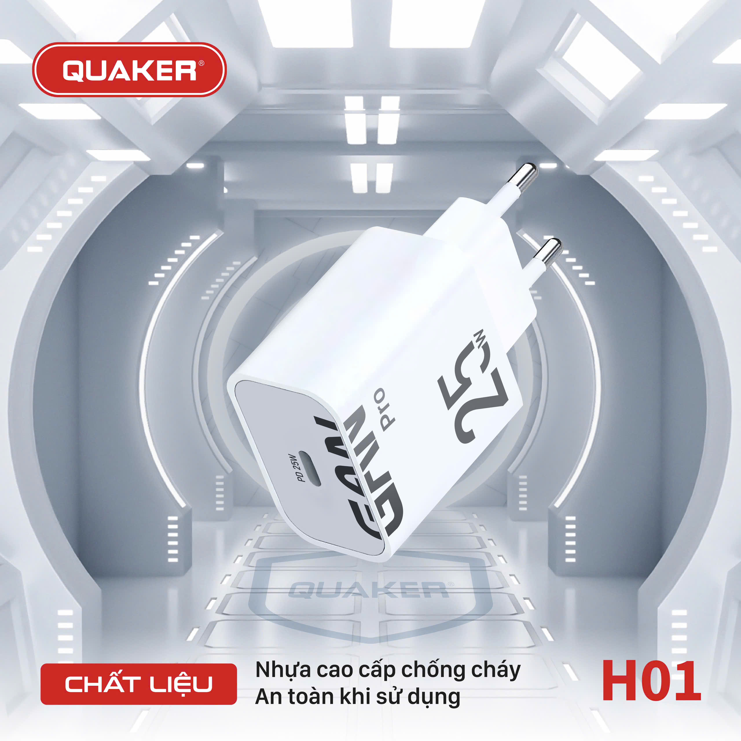 Củ sạc Quaker H01