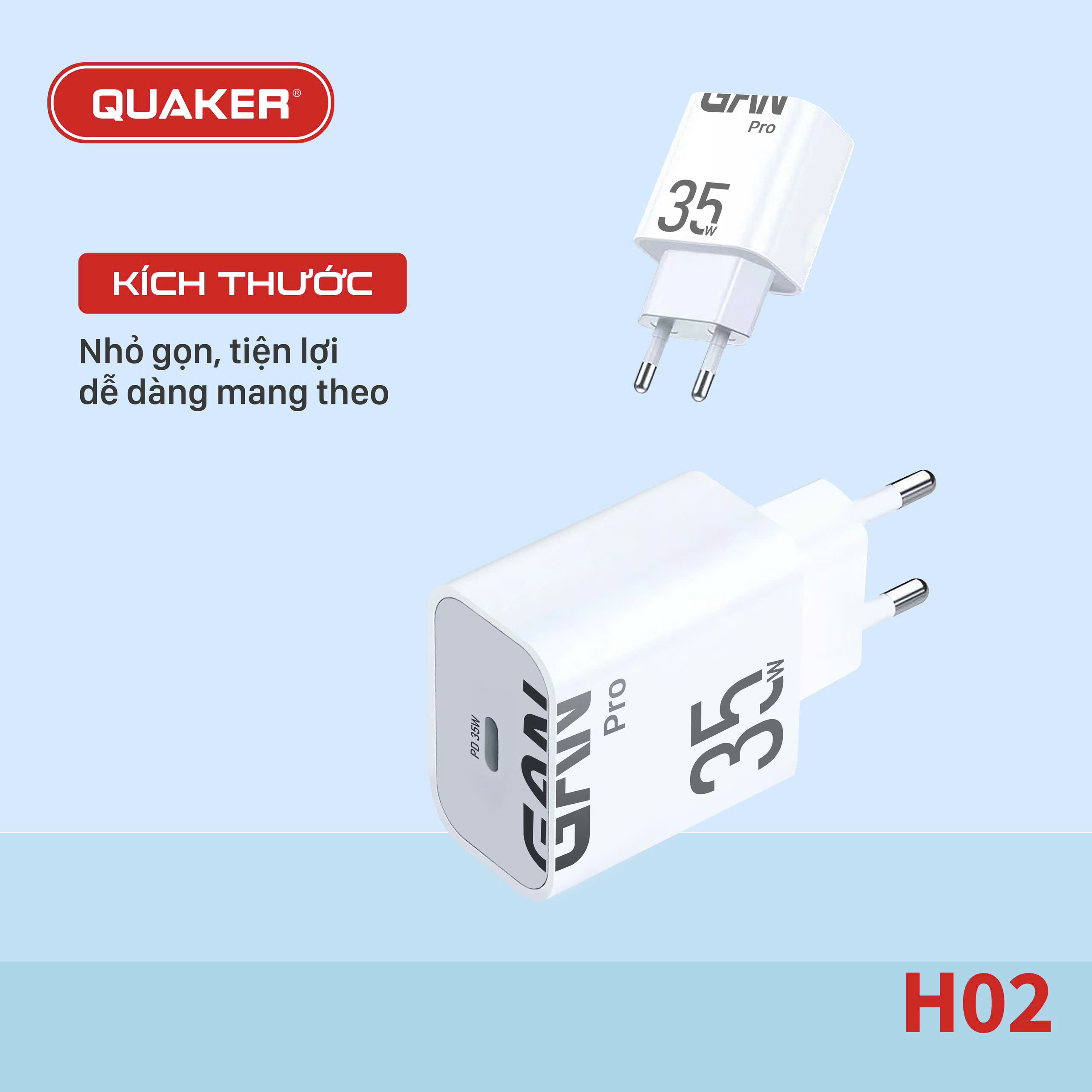 Cáp sạc Quaker H02