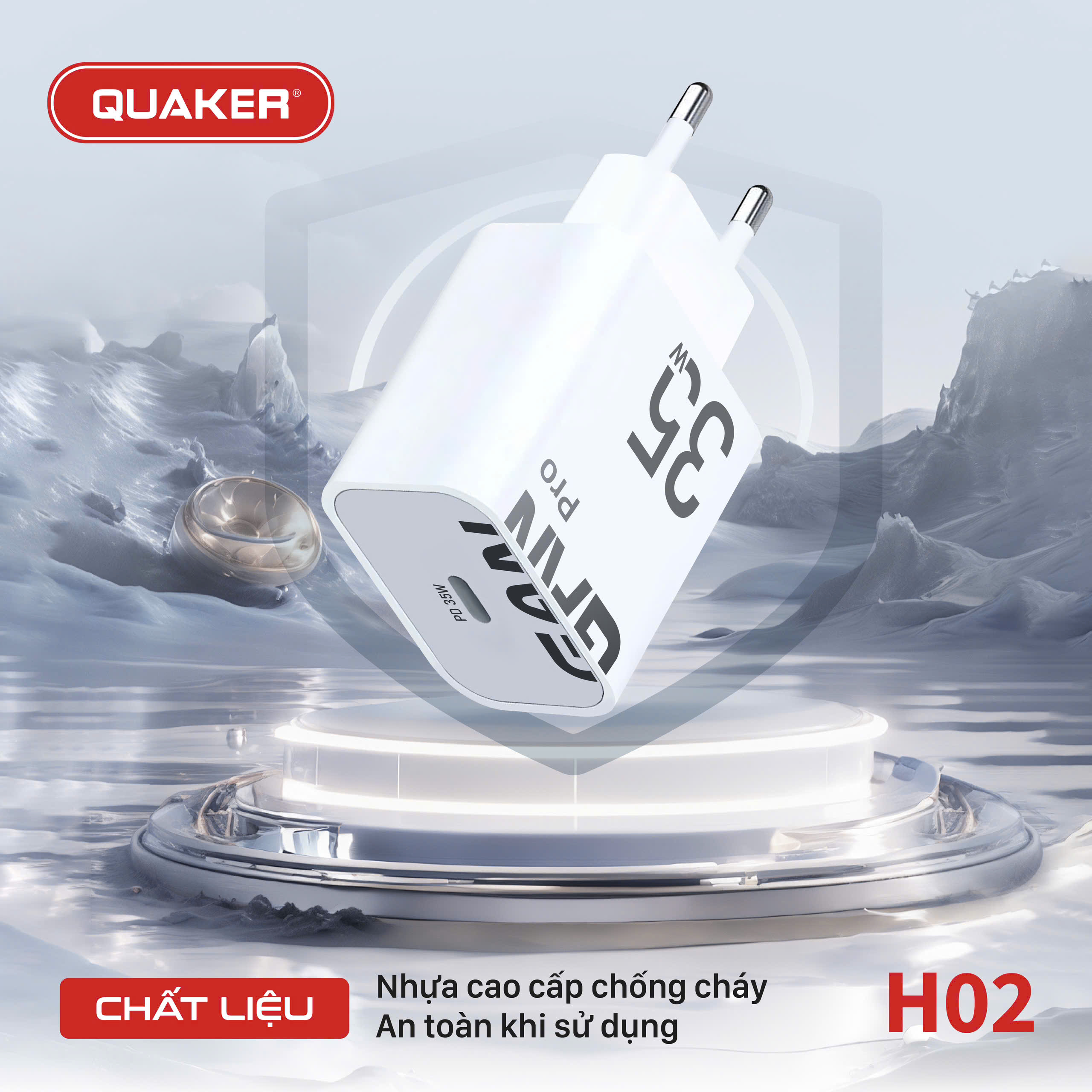 Cáp sạc Quaker H02