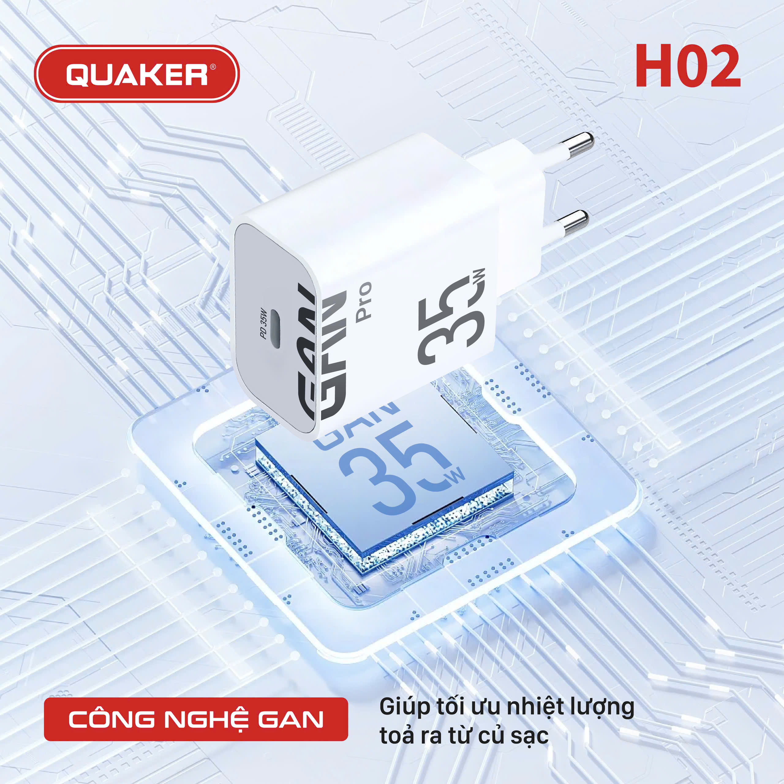 Cáp sạc Quaker H02