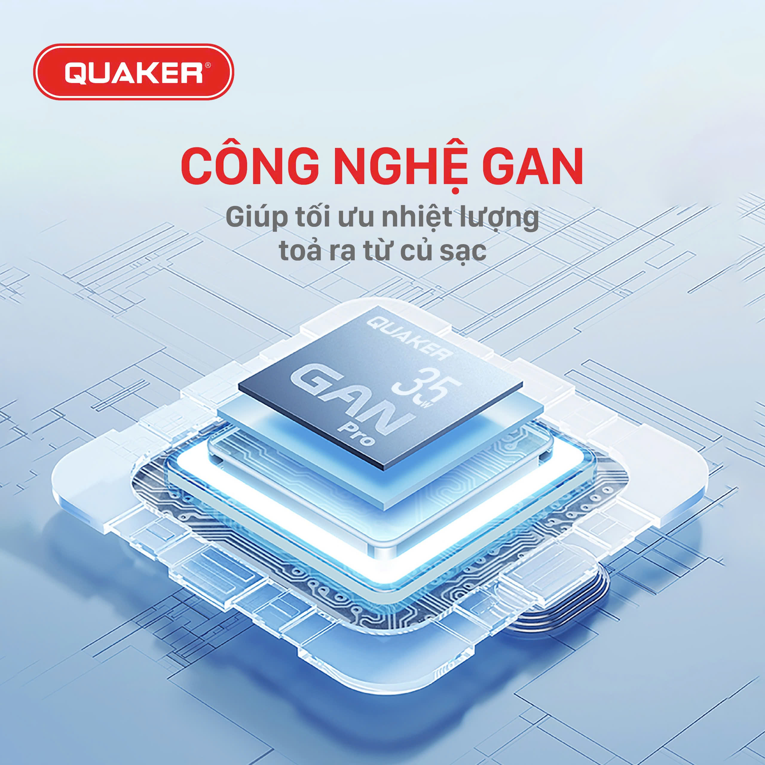 Củ sạc Quaker H03 US