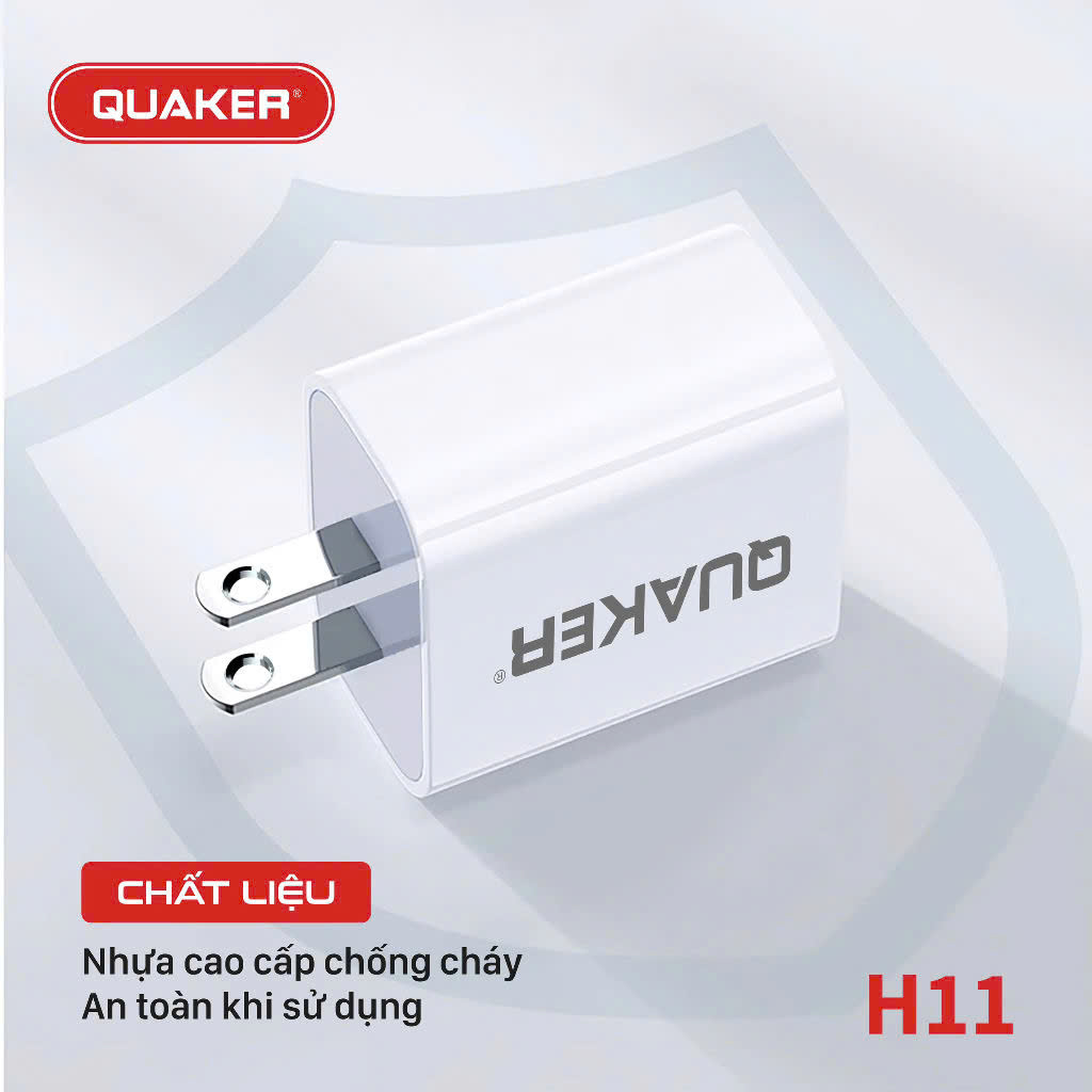 Củ sạc Quaker H11 20W