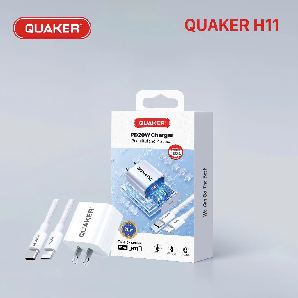 Củ sạc Quaker H11 20W