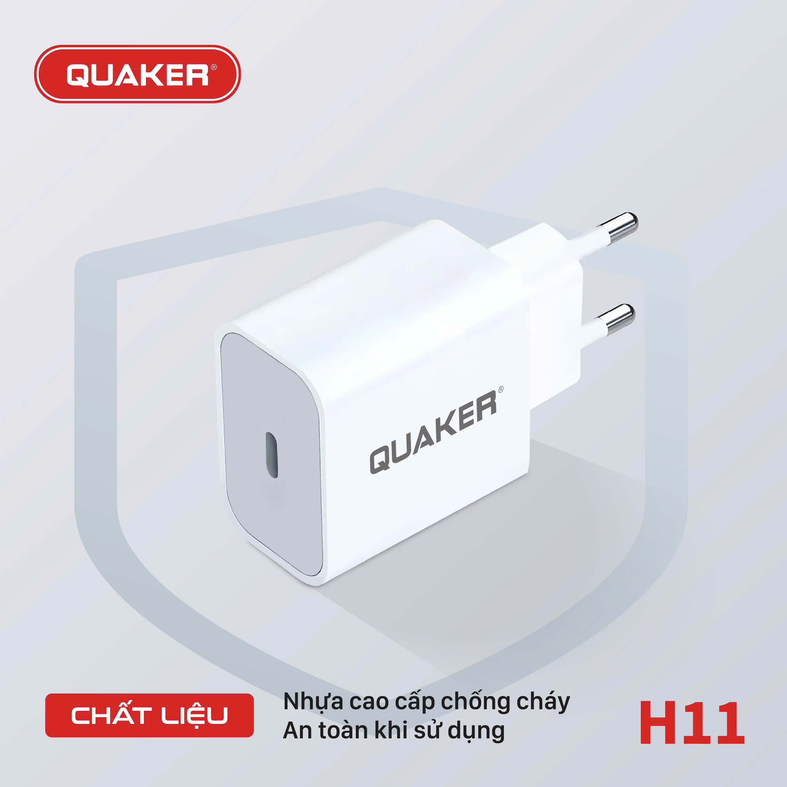 Củ sạc Quaker H11 20W