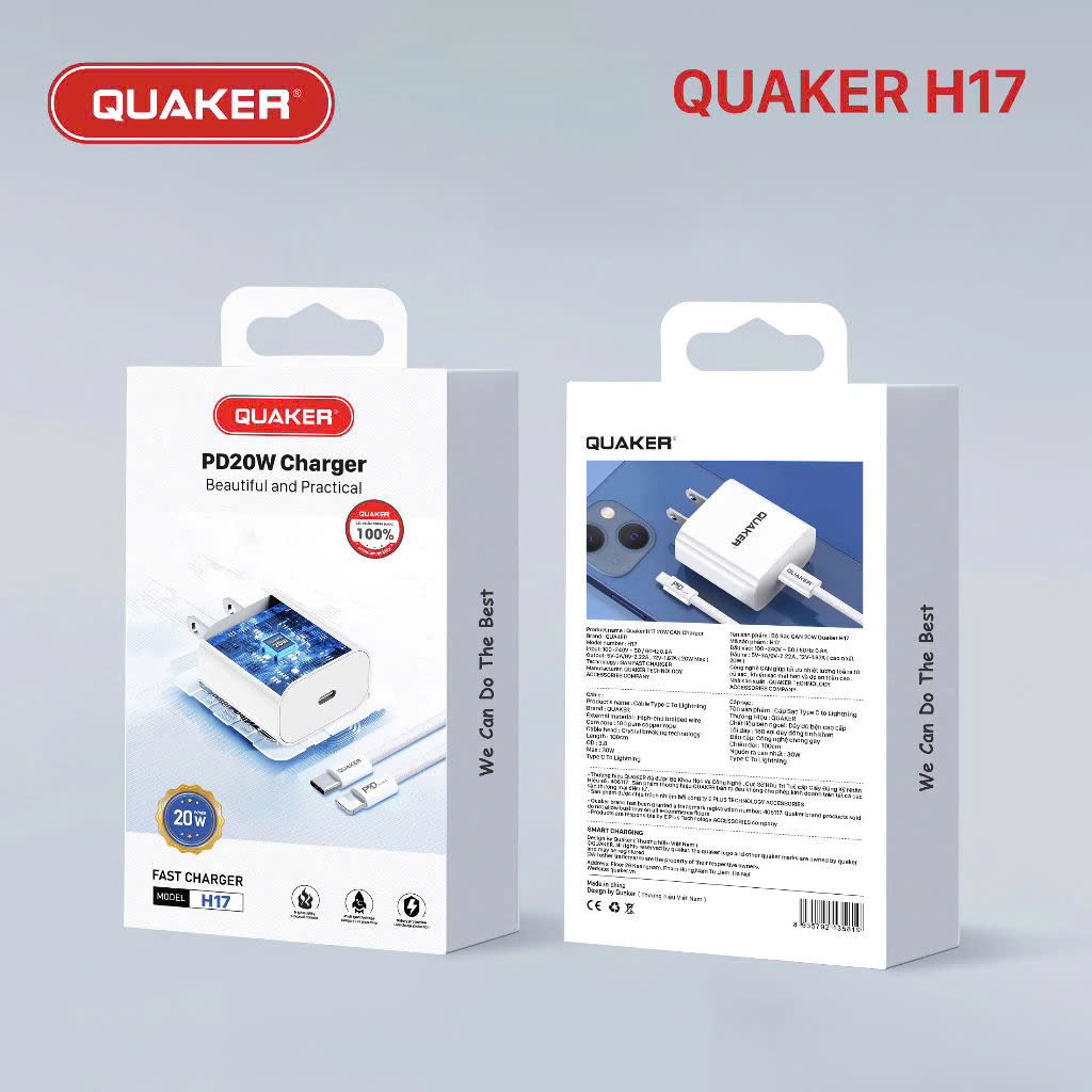 Củ sạc Quaker H17