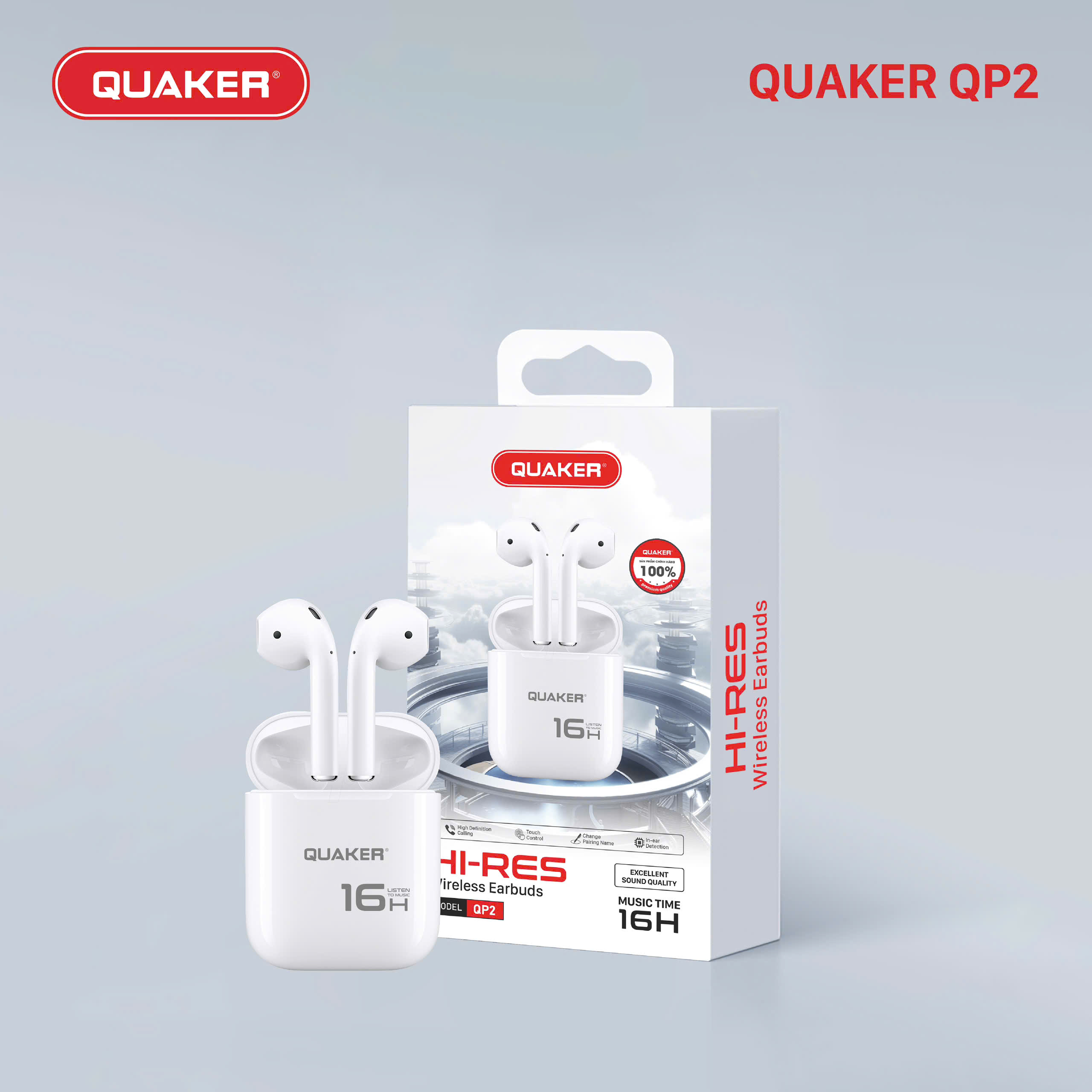 Tai nghe Bluetooh Quaker QP2