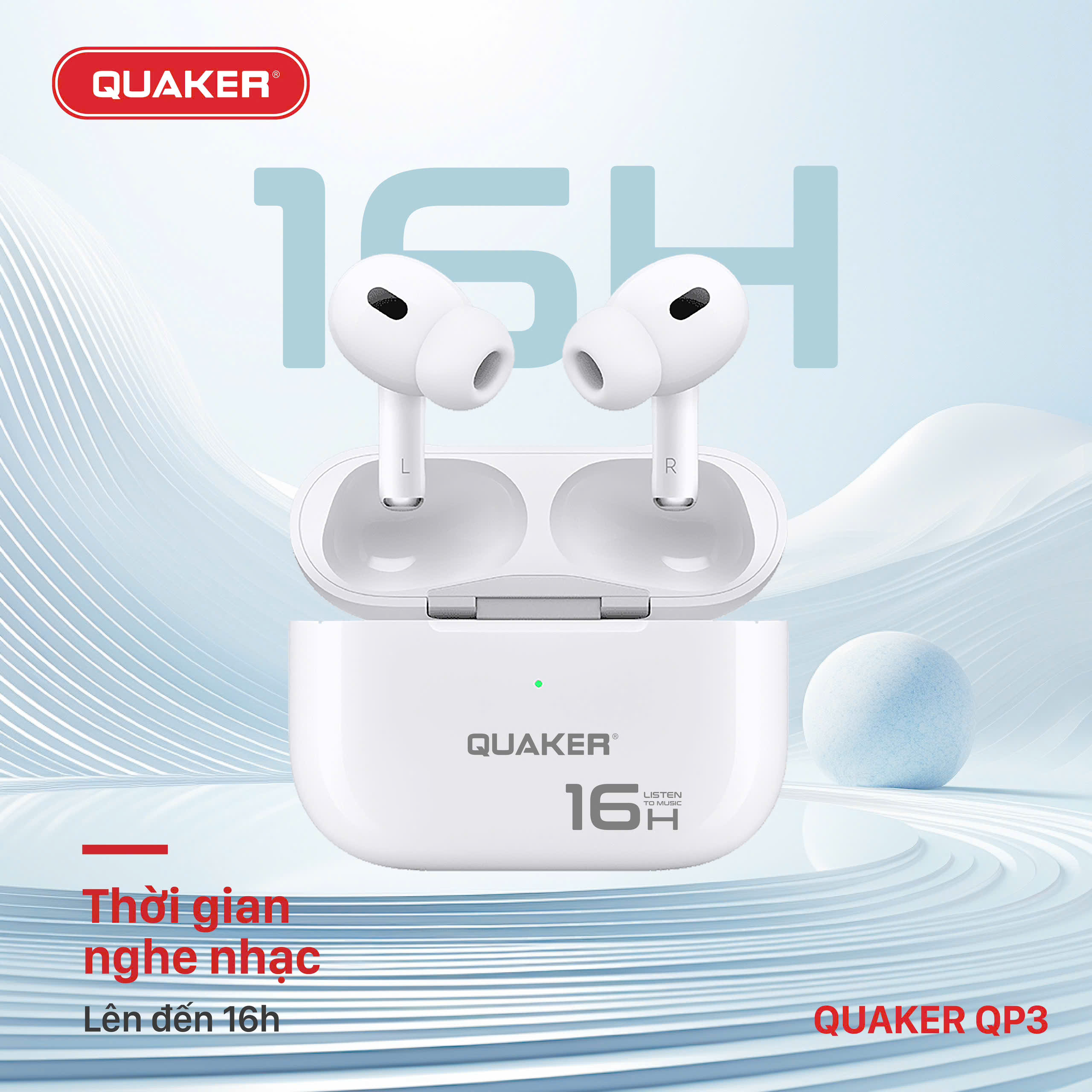 Tai nghe Bluetooh Quaker QP3