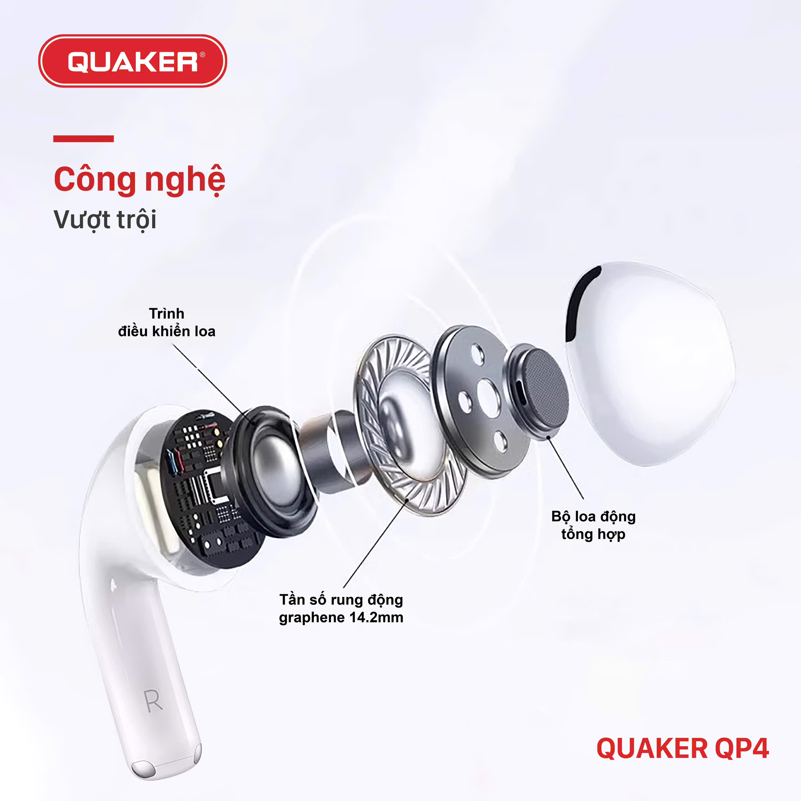Tai nghe Bluetooh Quaker QP4