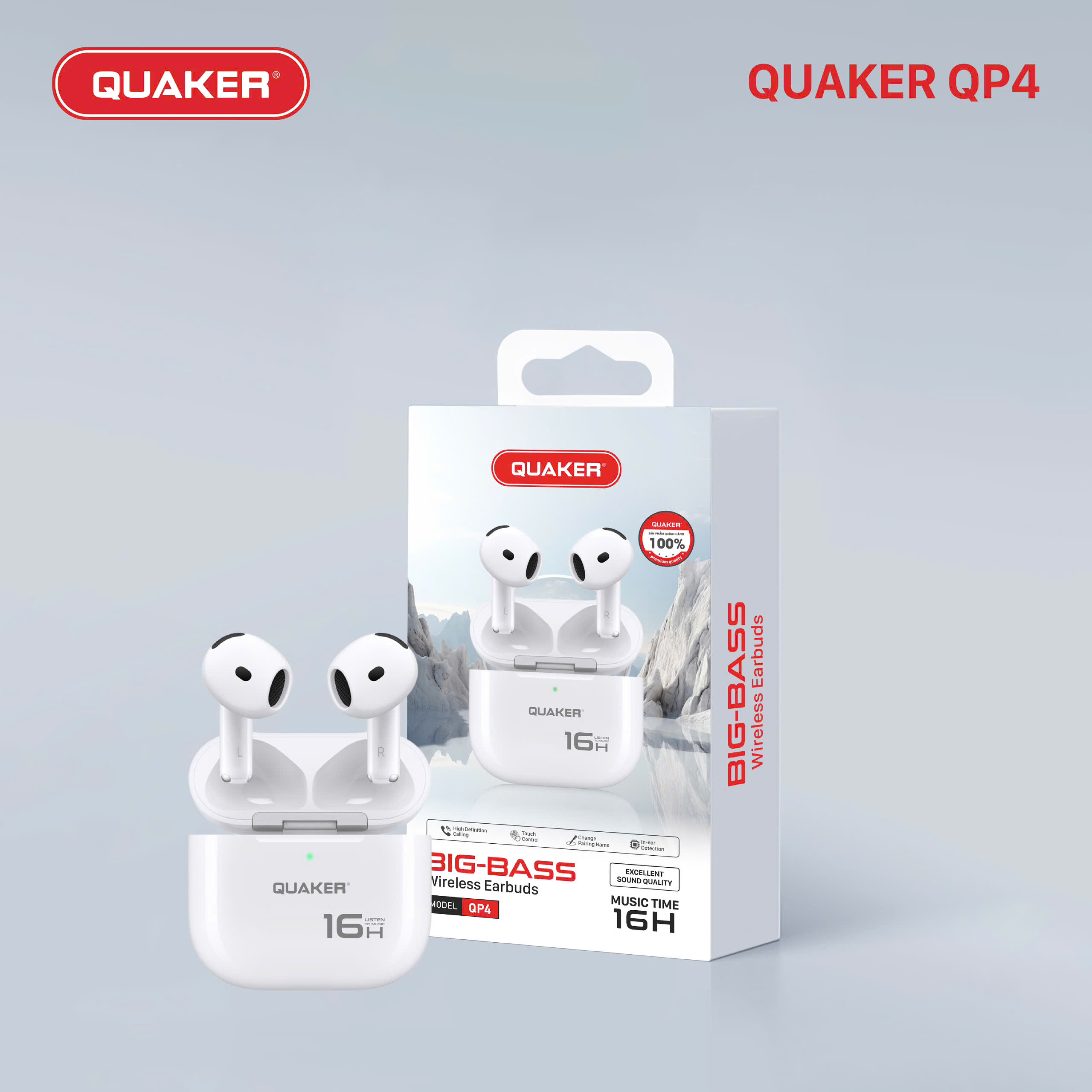 Tai nghe Bluetooh Quaker QP4