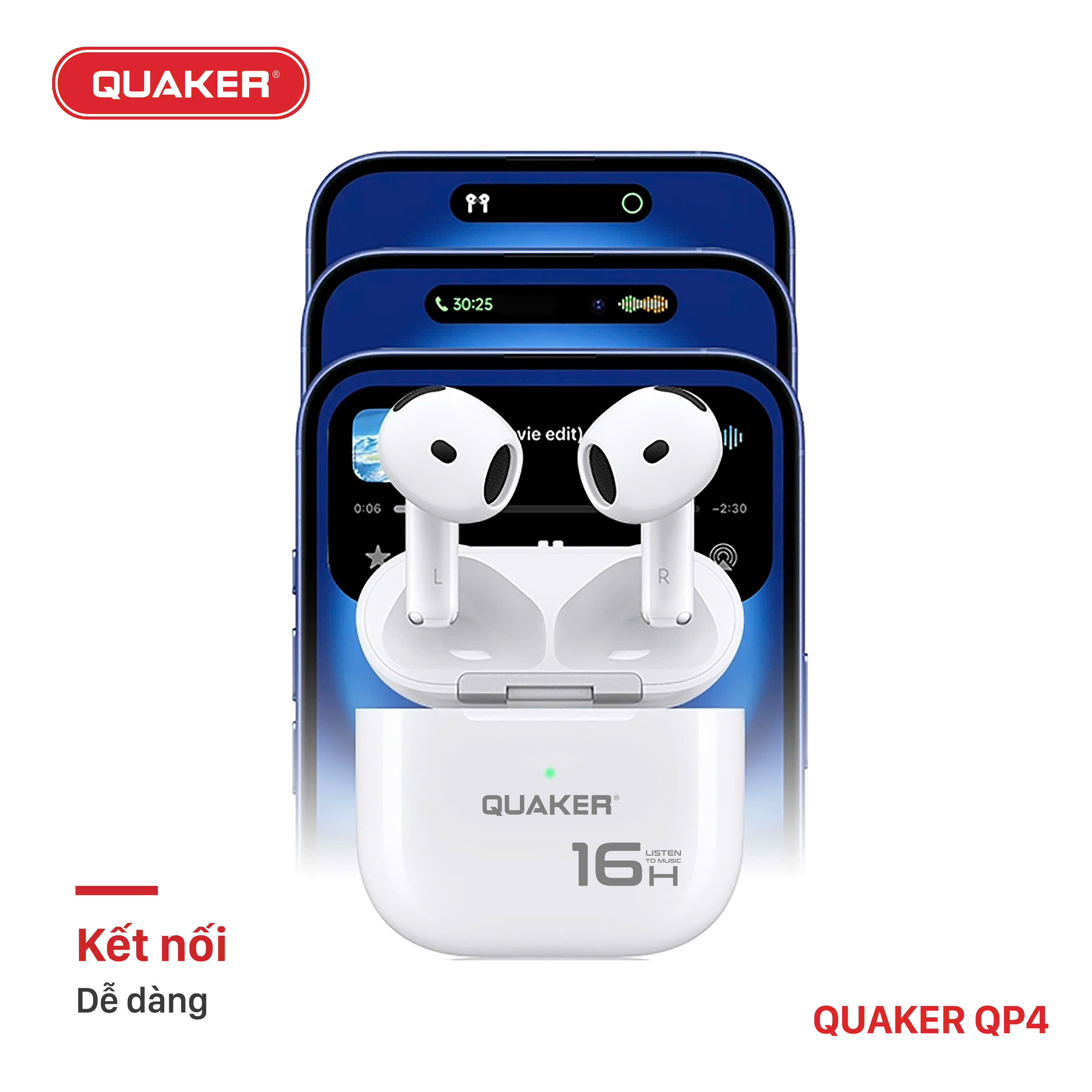 Tai nghe Bluetooh Quaker QP4