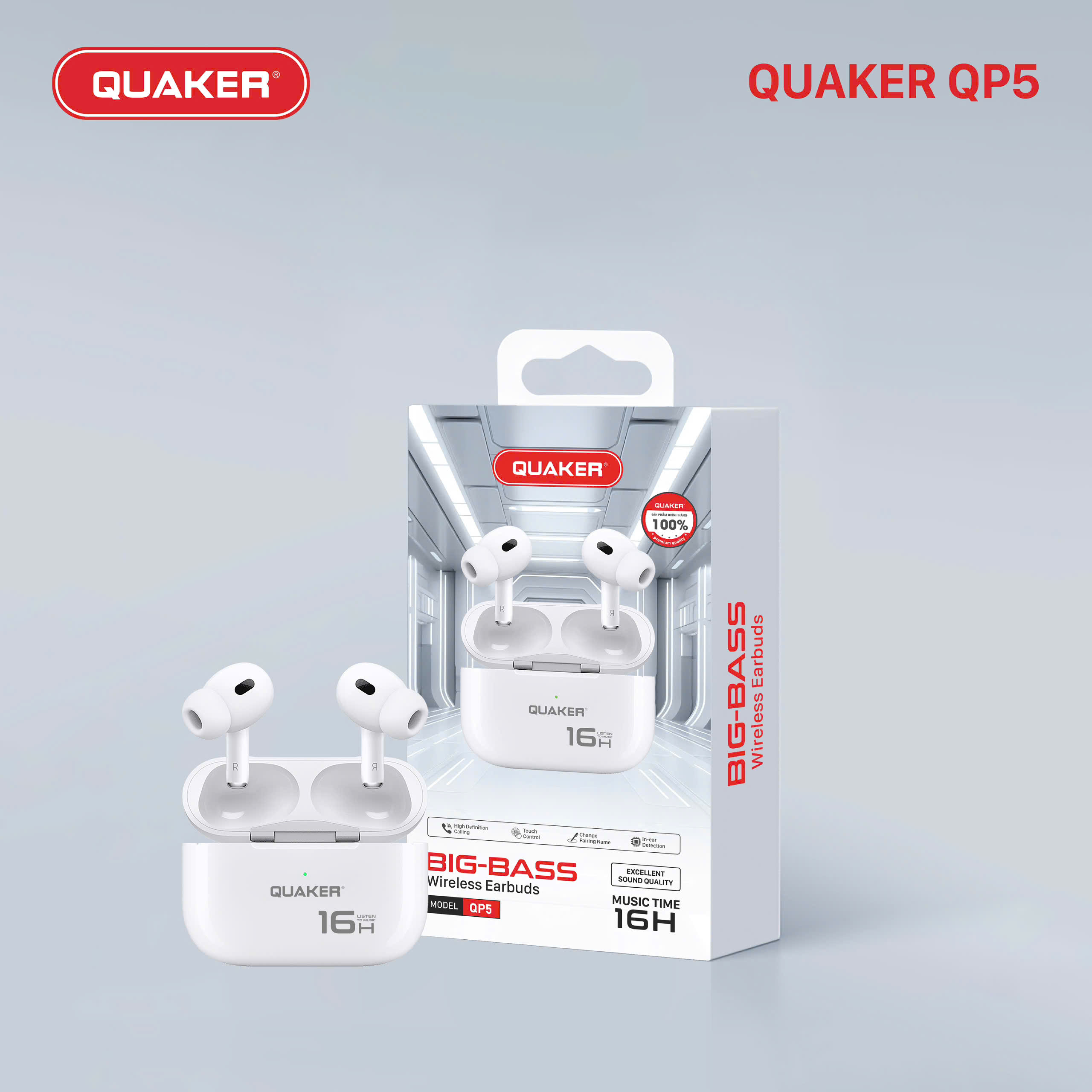 Tai nghe Bluetooh Quaker QP5