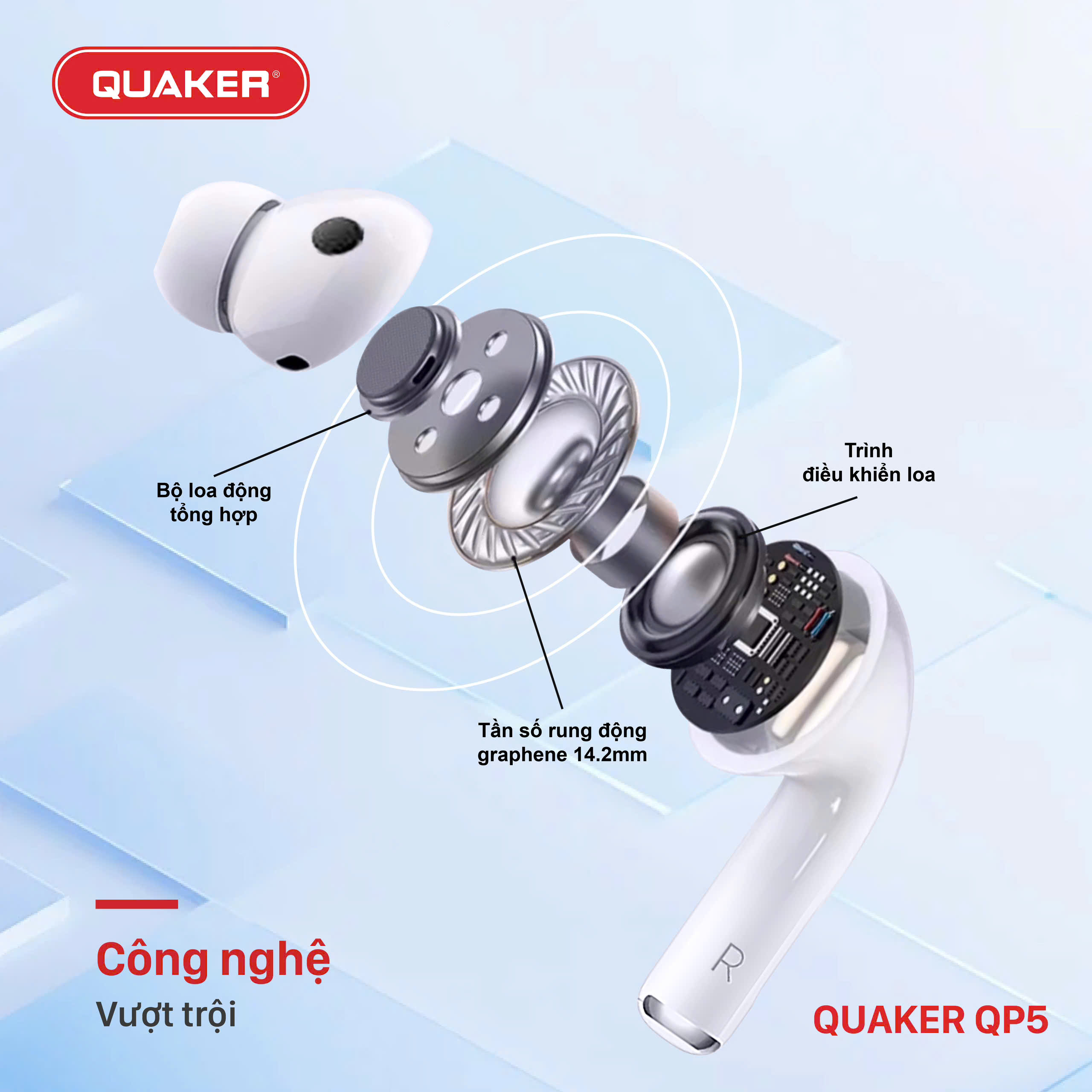 Tai nghe Bluetooh Quaker QP5