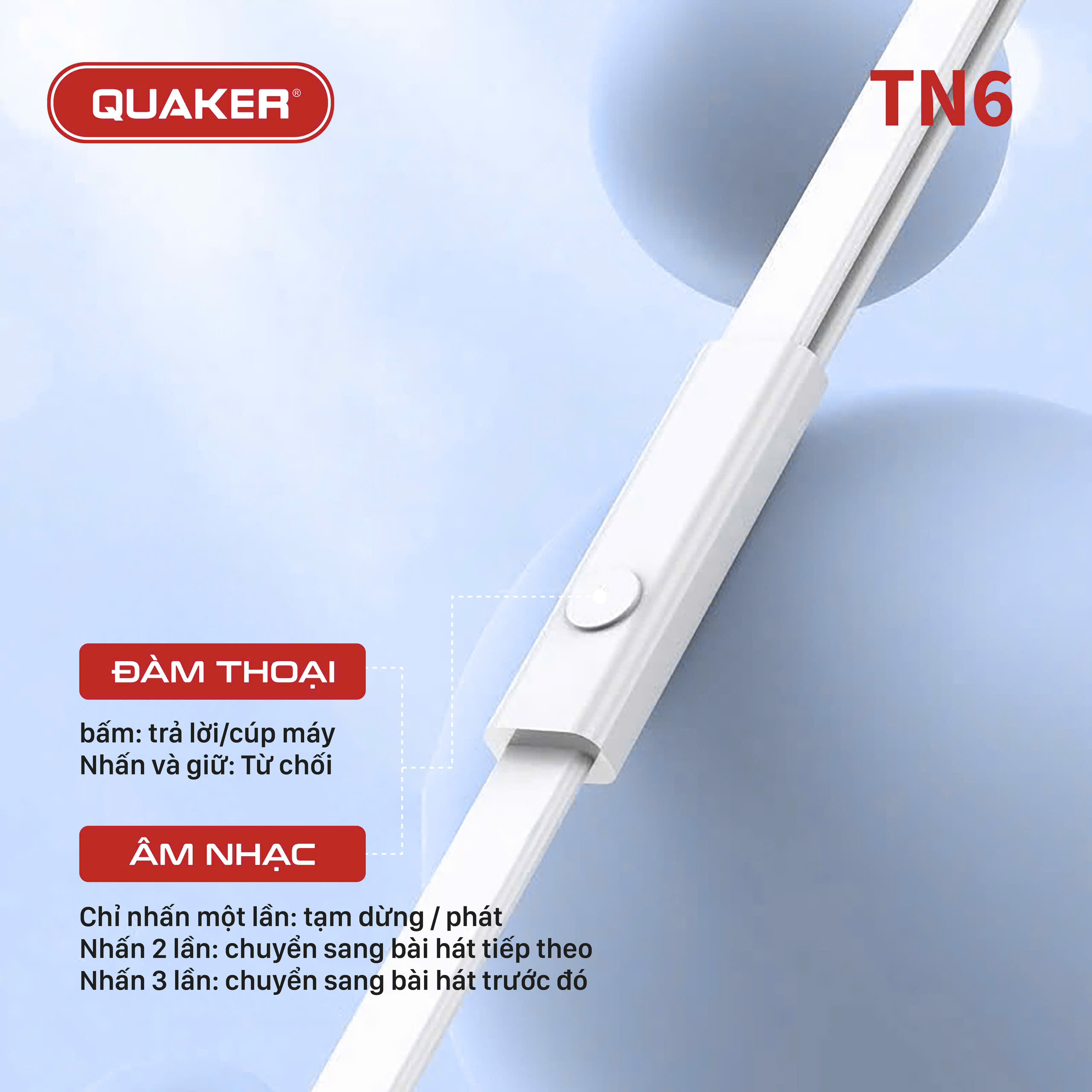Tai nghe Quaker TN6