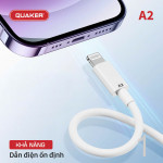 Cáp Sạc Nhanh Quaker A2 TypeC to Lightning - 27W