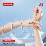 Cáp Sạc Nhanh Quaker A2 TypeC to Lightning - 27W