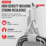Cáp sạc Quaker X93 TypeC to Lightning - 100W