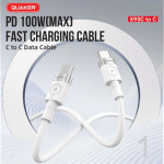 Cáp sạc Quaker X93 TypeC to TypeC - 100W