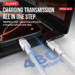 Cáp sạc Quaker X93 TypeC to TypeC - 100W