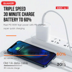 Cáp Sạc Nhanh Quaker X80 TypeC to Lightning PD - 30W