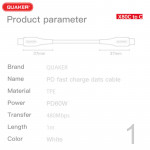 Cáp Sạc Nhanh Quaker X80 TypeC to Lightning PD - 30W