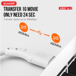 Cáp Sạc Nhanh Quaker X80 TypeC to Lightning PD - 30W