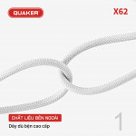 Cáp Sạc Nhanh Quaker X62 TypeC to Lightning - 35W