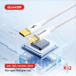 Cáp Sạc Nhanh Quaker X62 TypeC to Lightning - 35W
