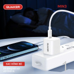 Củ Sạc Nhanh Quaker Min3 - 25W GaN Pro 