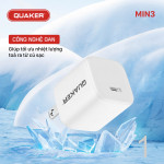 Củ Sạc Nhanh Quaker Min3 - 25W GaN Pro 