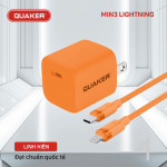 Bộ Sạc Nhanh Quaker Min3 - Lightning 25W GaN Pro