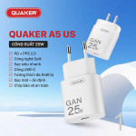 Củ Sạc Nhanh Quaker A5 - 25W PD