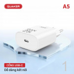 Củ Sạc Nhanh Quaker A5 - 25W PD