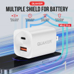 Củ Sạc Nhanh Quaker Min2 Pro - 57.5W GaN Pro8
