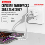 Bộ Sạc Nhanh Quaker Min2 Pro TypeC to TypeC - 57.5W GaN Pro8