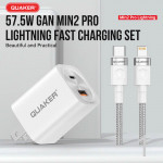 Bộ Sạc Nhanh Quaker Min2 Pro TypeC to Lightning - 57.5W GaN Pro8