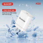 Bộ Sạc Nhanh Quaker H20 TypeC to TypeC H20 - 25W GaN & PPS