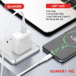 Bộ Sạc Nhanh Quaker H15 - 22W Quick Charge 3.0