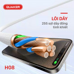 Cáp Sạc Nhanh Quaker H08 Type-C to Lightning - 35W PD