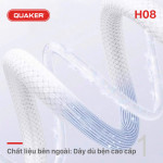 Cáp Sạc Nhanh Quaker H08 Type-C to Lightning - 35W PD