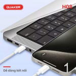 Cáp Sạc Nhanh Quaker H09 TypeC to TypeC - 100W PD